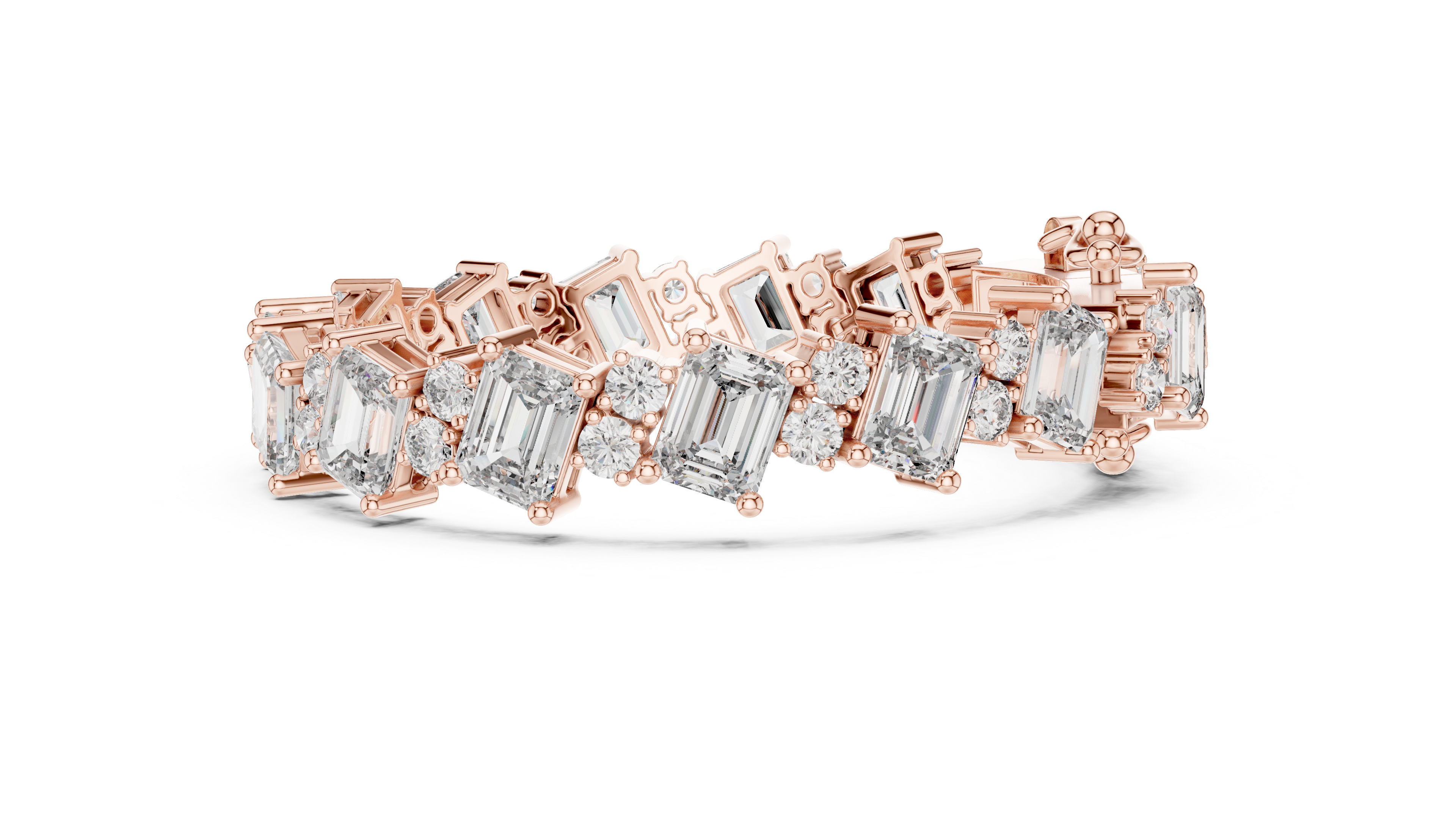 Diamond Halo Bracelet - Krishnashray