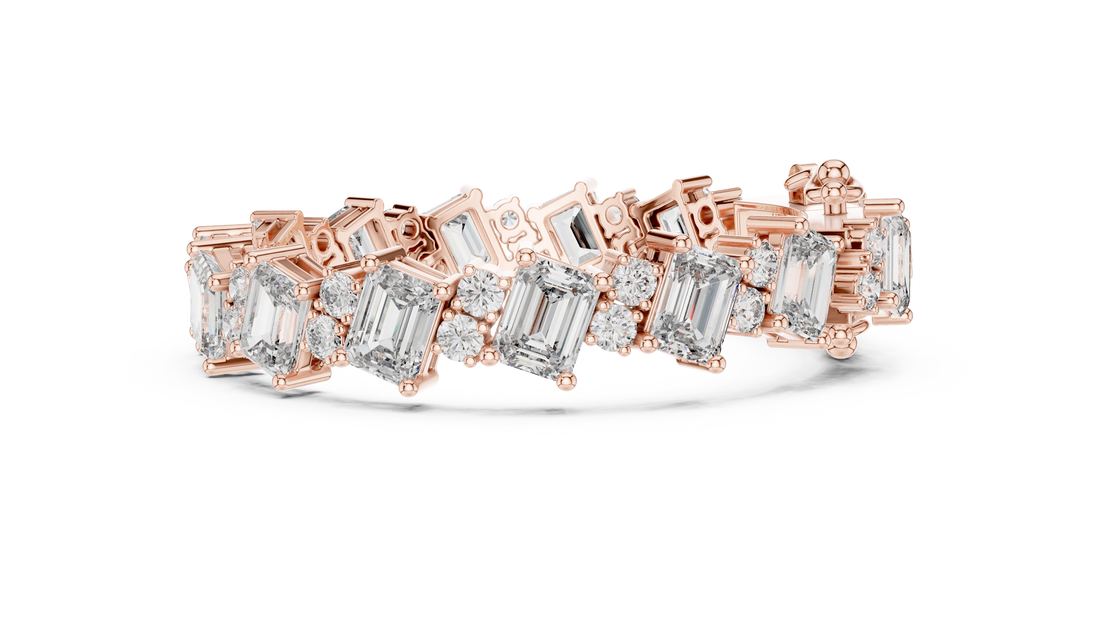 Diamond Halo Bracelet - Krishnashray