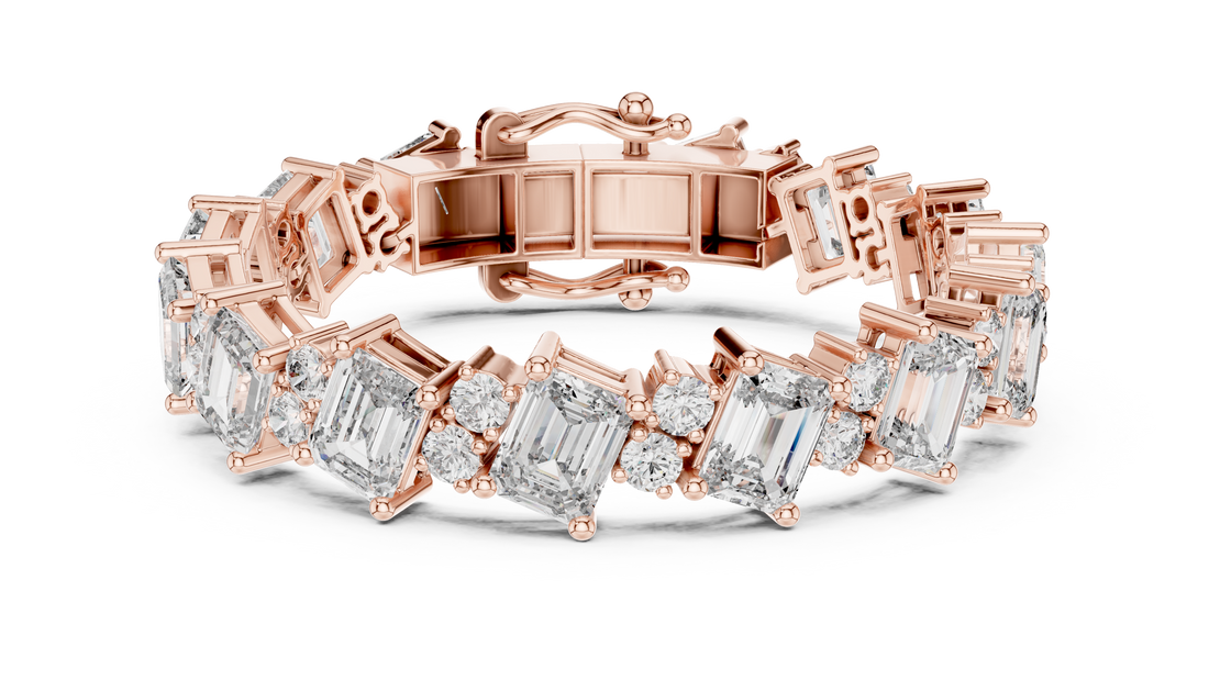 Diamond Halo Bracelet - Krishnashray