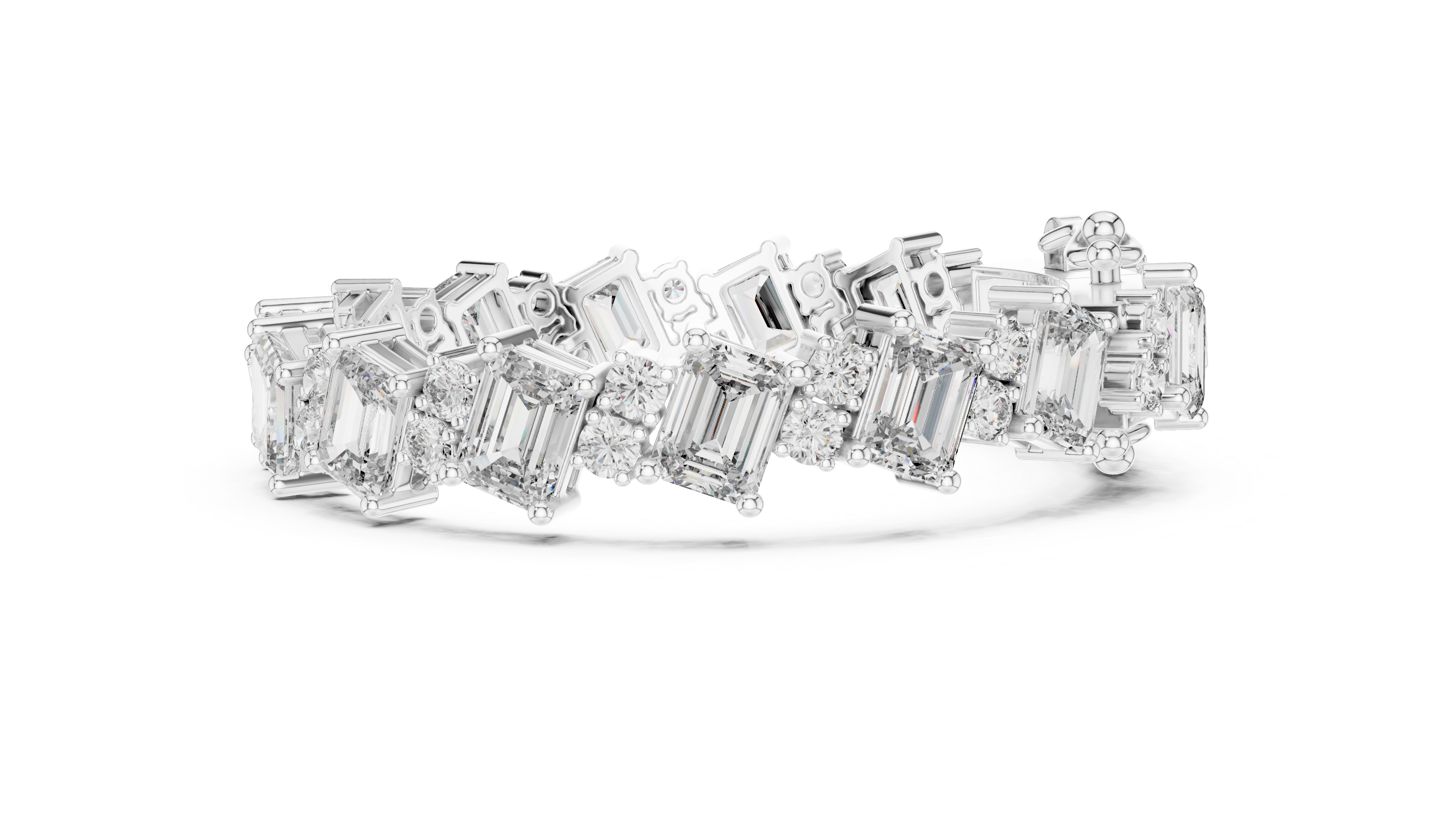 Diamond Halo Bracelet - Krishnashray