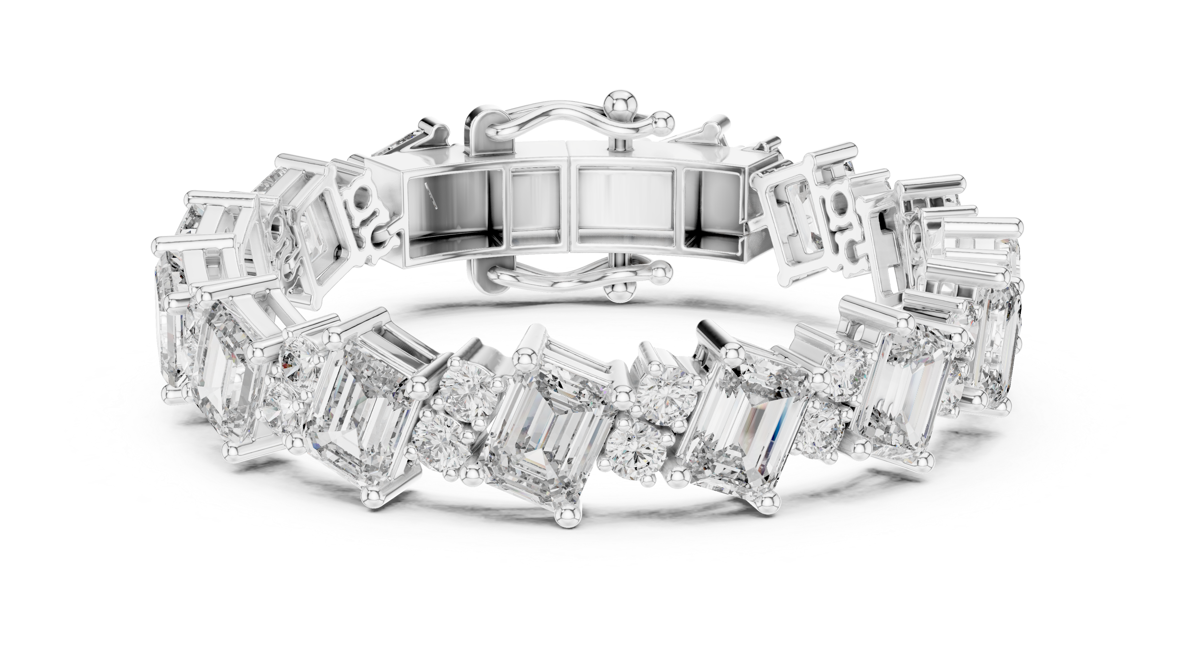 Diamond Halo Bracelet - Krishnashray