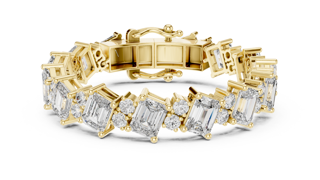Diamond Halo Bracelet - Krishnashray