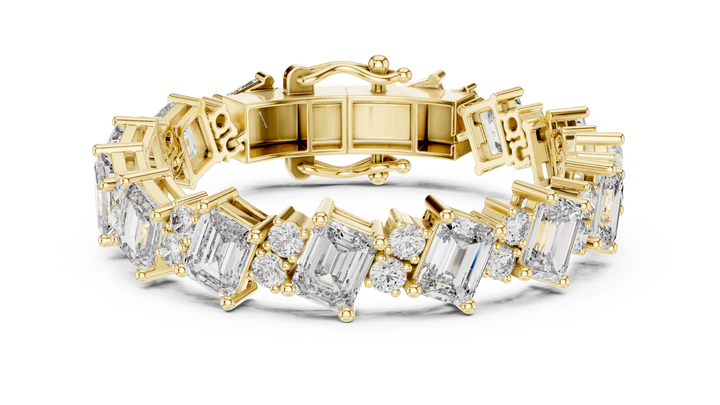Diamond Halo Bracelet - Krishnashray