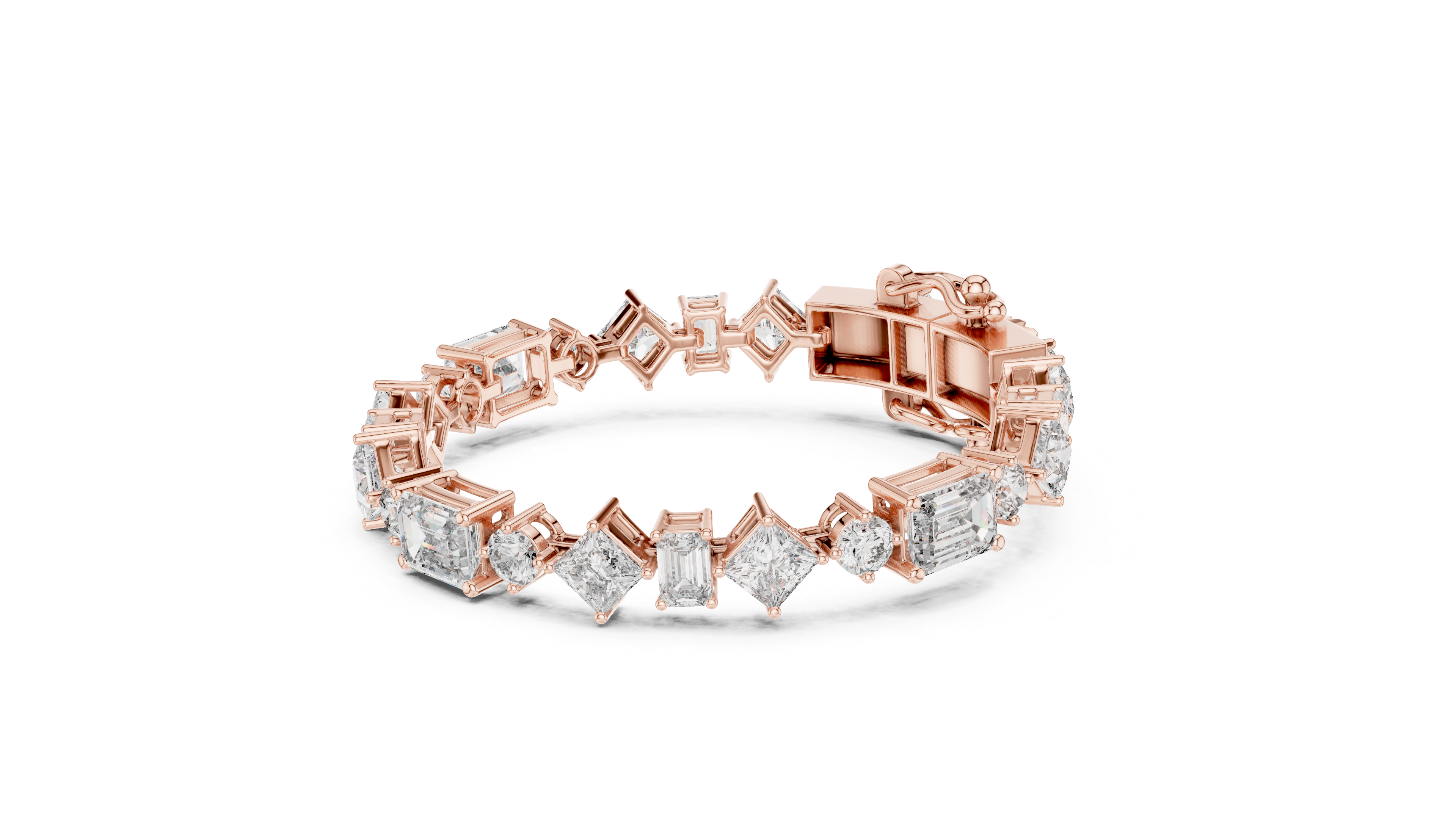 Multi-Cut Diamond Bracelet - Krishnashray