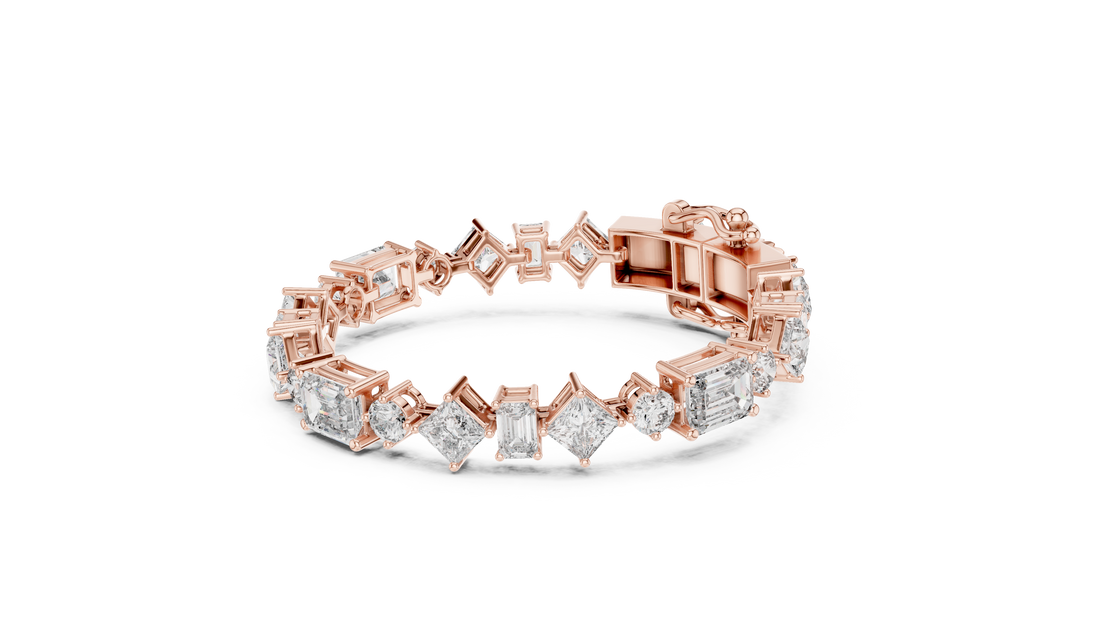Multi-Cut Diamond Bracelet - Krishnashray