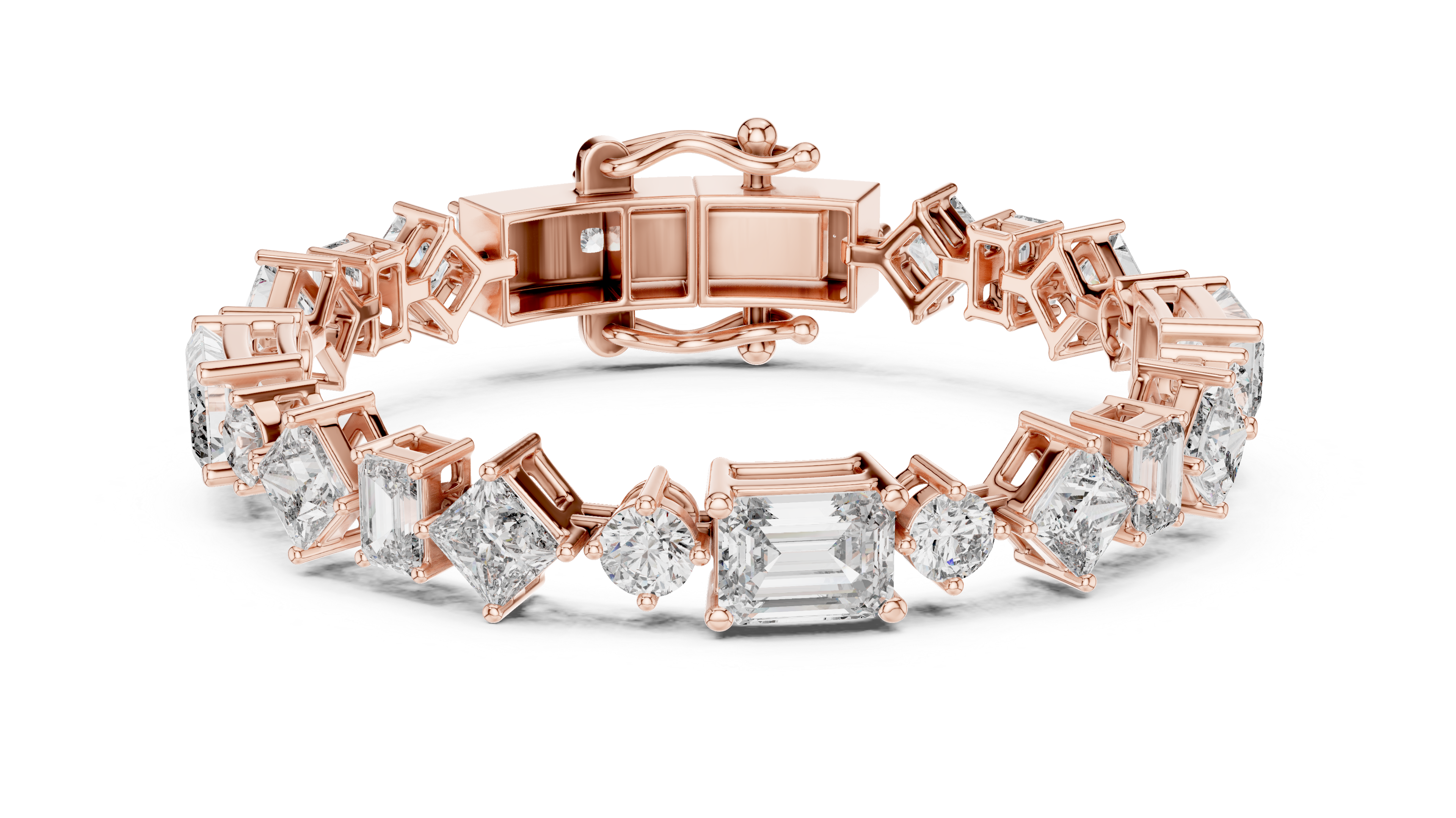 Multi-Cut Diamond Bracelet - Krishnashray