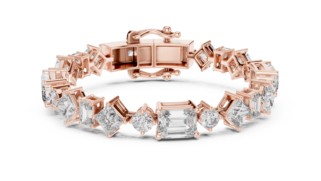 Multi-Cut Diamond Bracelet - Krishnashray