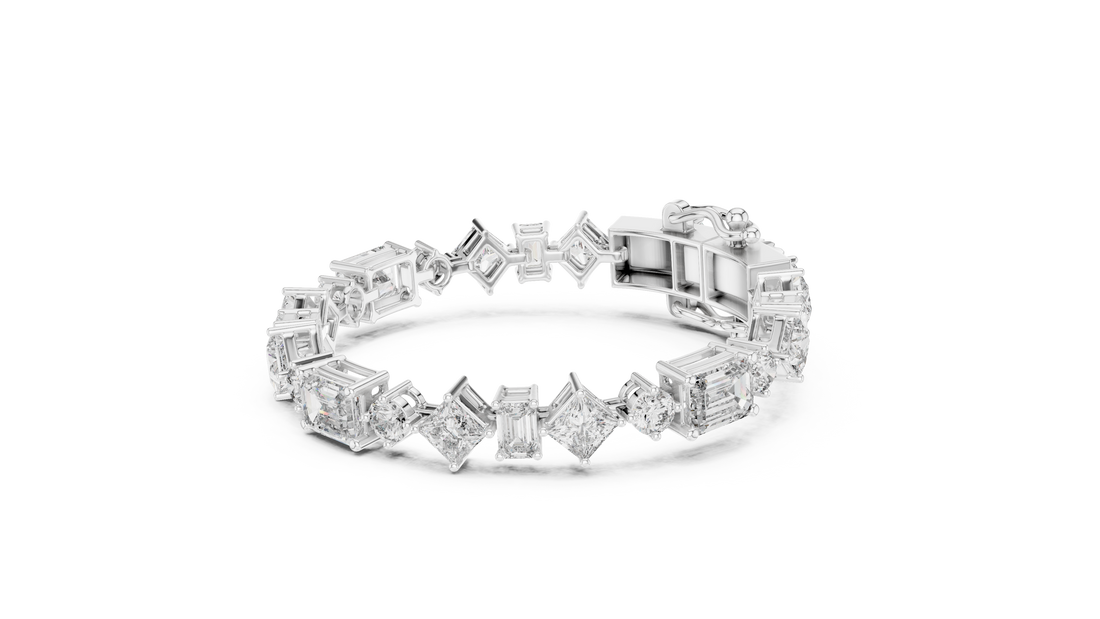 Multi-Cut Diamond Bracelet - Krishnashray