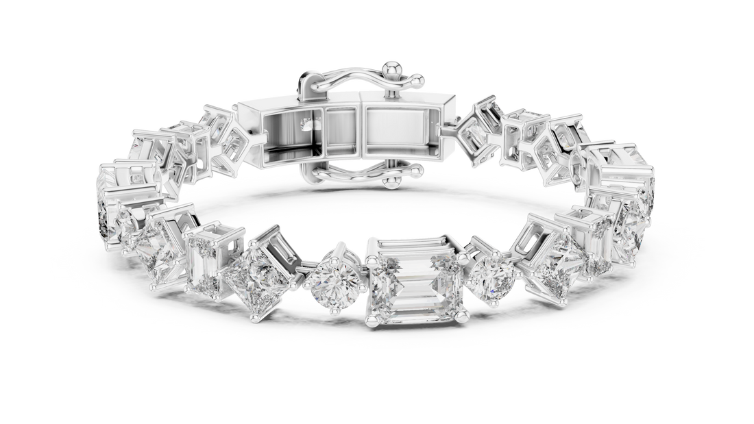 Multi-Cut Diamond Bracelet - Krishnashray