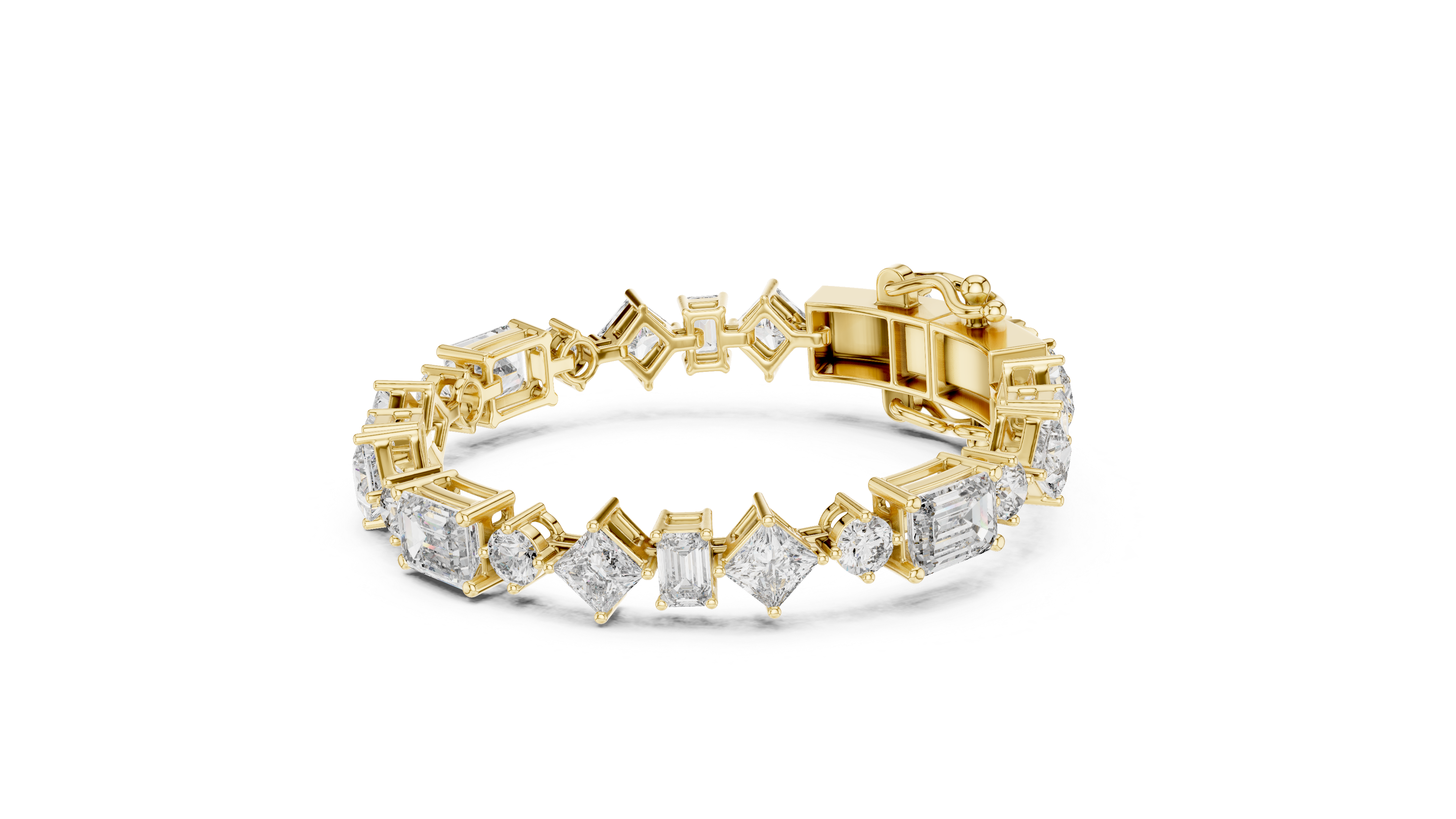 Multi-Cut Diamond Bracelet - Krishnashray