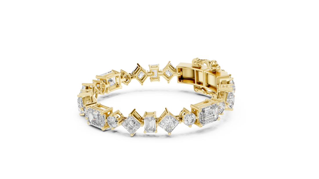 Multi-Cut Diamond Bracelet - Krishnashray