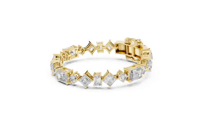 Multi-Cut Diamond Bracelet - Krishnashray