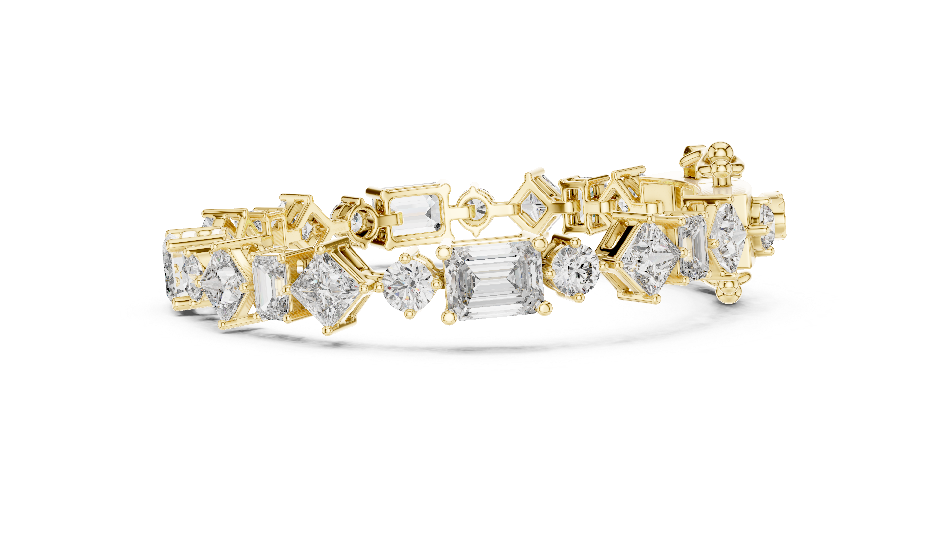 Multi-Cut Diamond Bracelet - Krishnashray