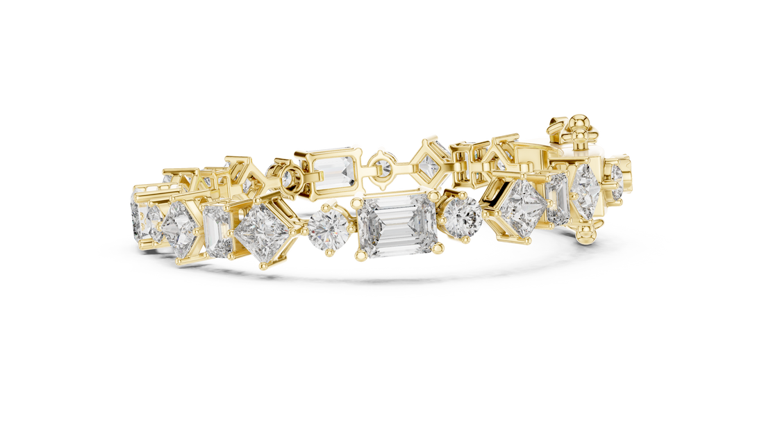 Multi-Cut Diamond Bracelet - Krishnashray