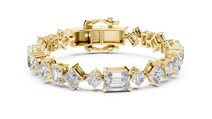 Multi-Cut Diamond Bracelet - Krishnashray