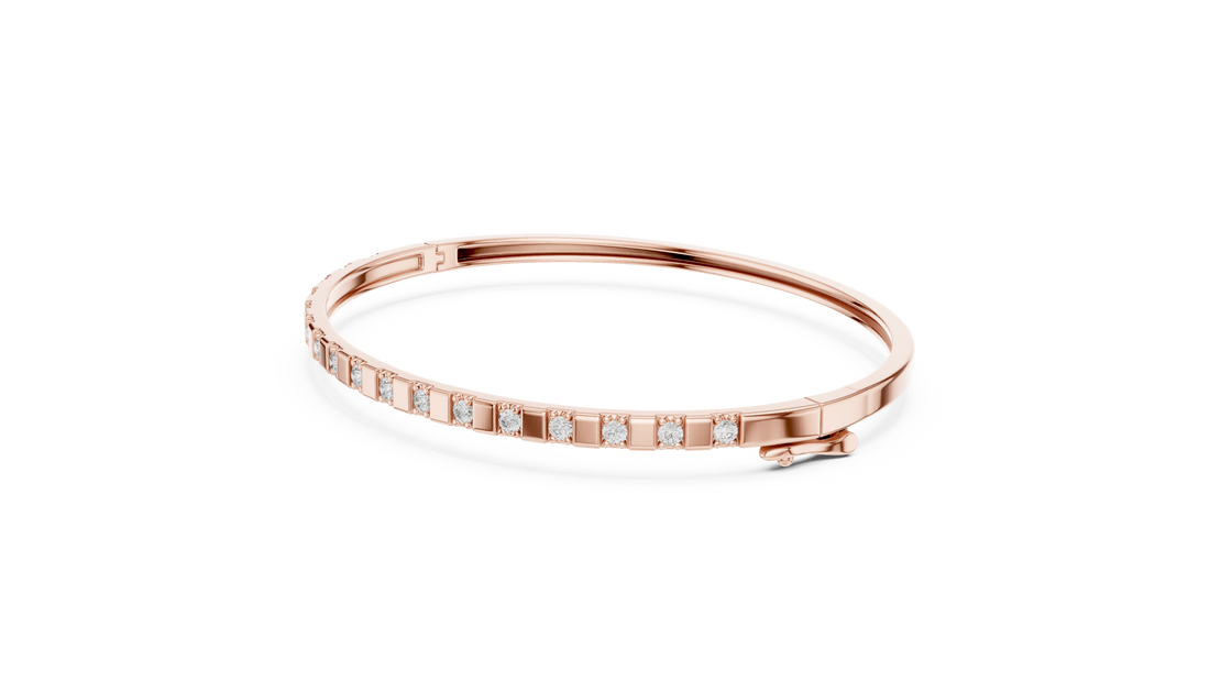 Channel Set Diamond Bracelet