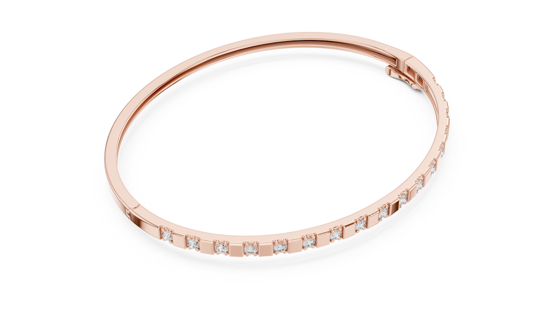 Channel Set Diamond Bracelet