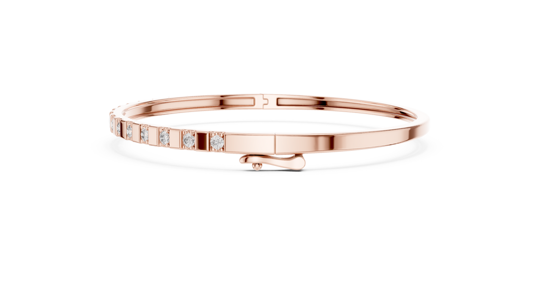 Channel Set Diamond Bracelet