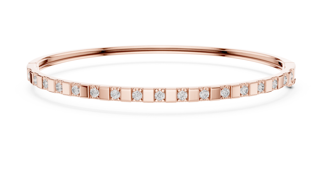 Channel Set Diamond Bracelet
