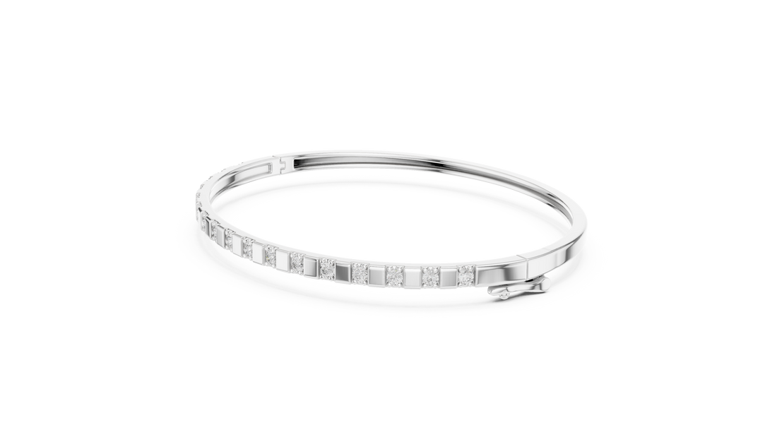 Channel Set Diamond Bracelet