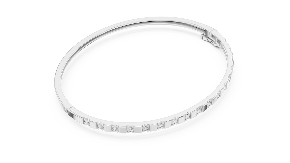 Channel Set Diamond Bracelet