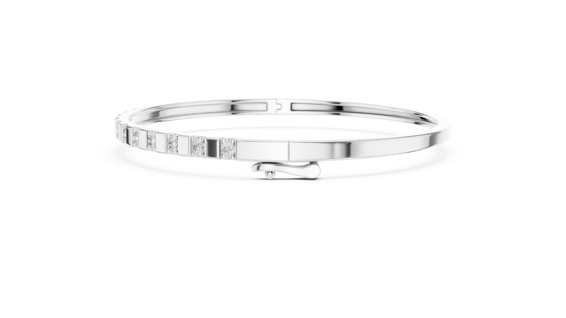 Channel Set Diamond Bracelet