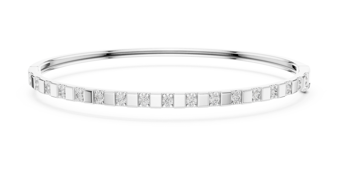 Channel Set Diamond Bracelet