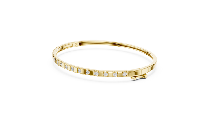 Channel Set Diamond Bracelet