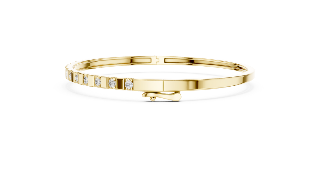 Channel Set Diamond Bracelet