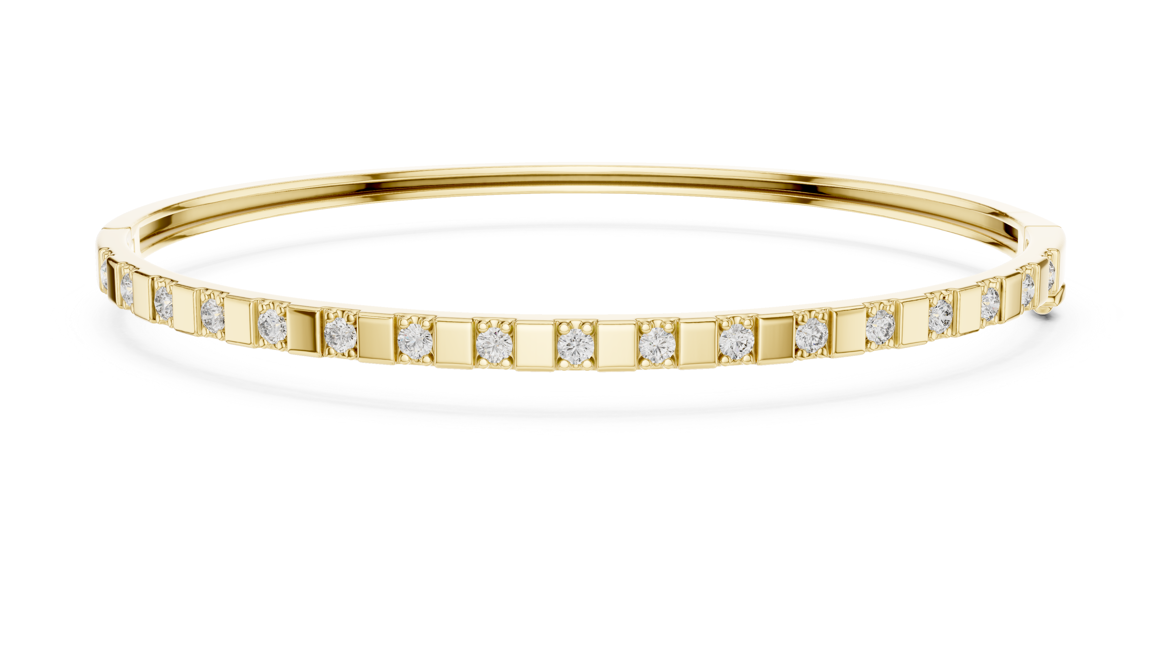 Channel Set Diamond Bracelet