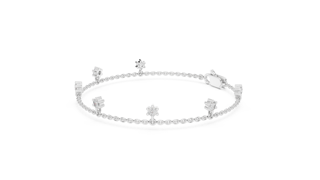 Tennis bangle, similar to elite jewellers’ designs