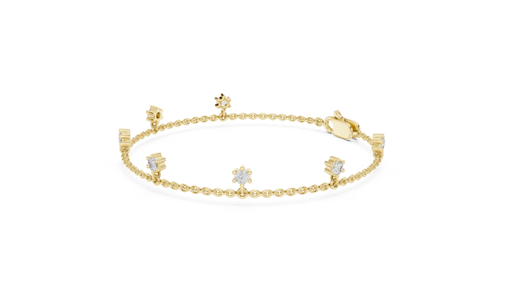 Bangle bracelet, CL-inspired sparkle touch