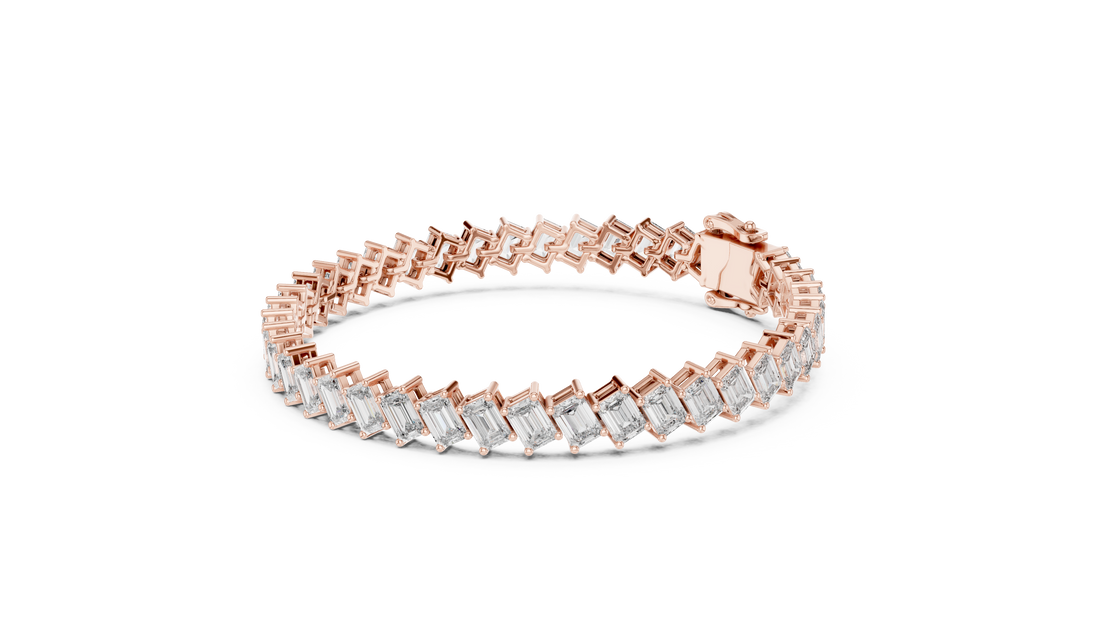 Emerald Cut Tennis Bracelet