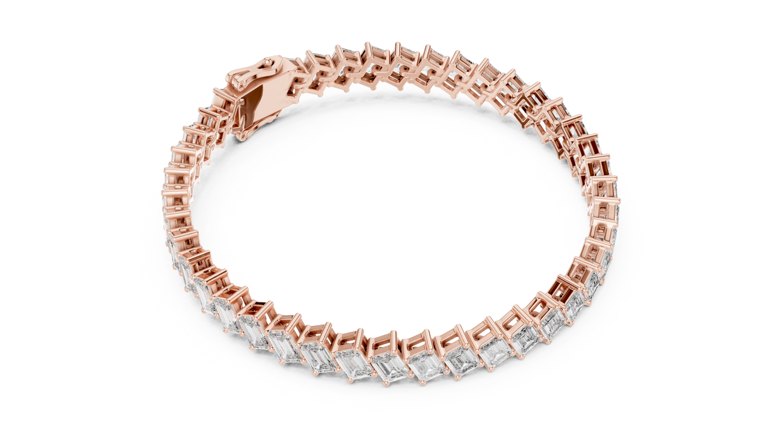 Emerald Cut Tennis Bracelet