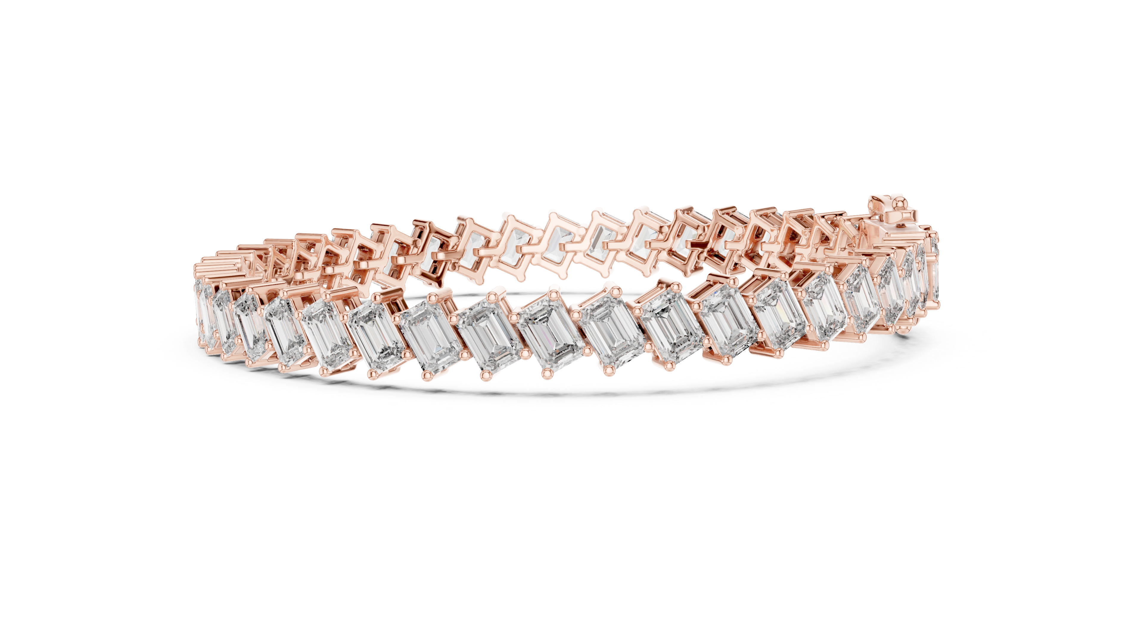 Emerald Cut Tennis Bracelet