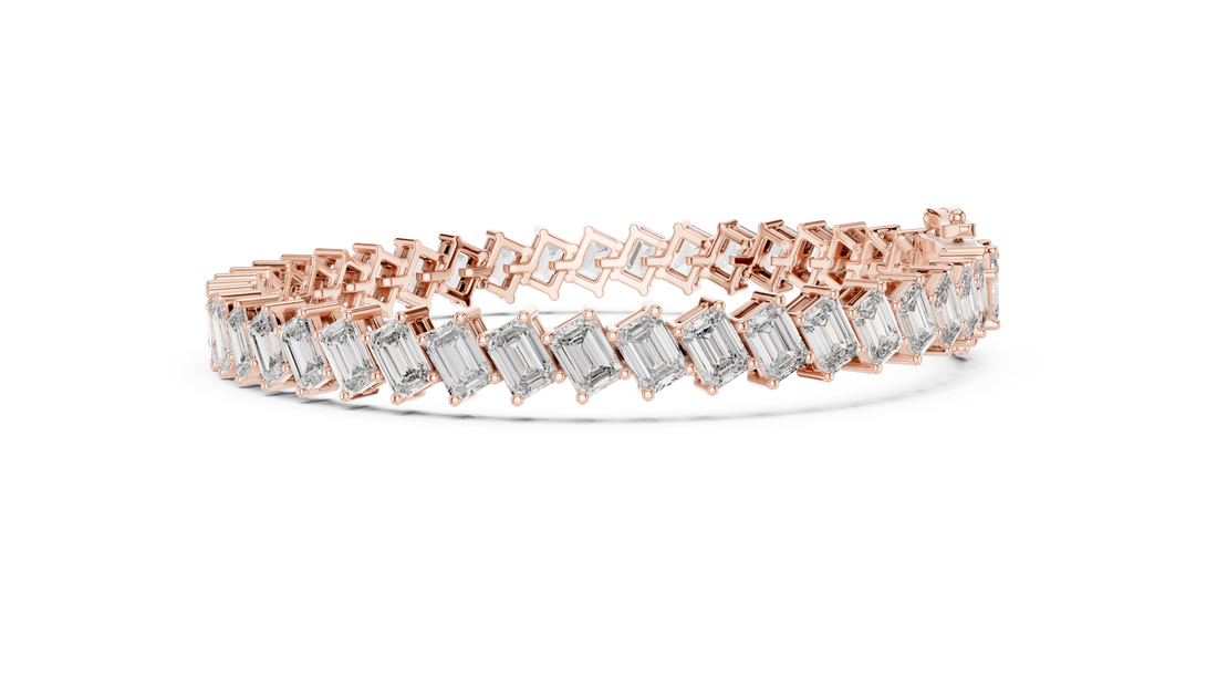 Emerald Cut Tennis Bracelet