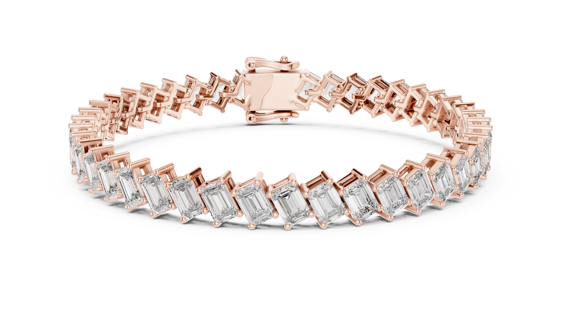Emerald Cut Tennis Bracelet