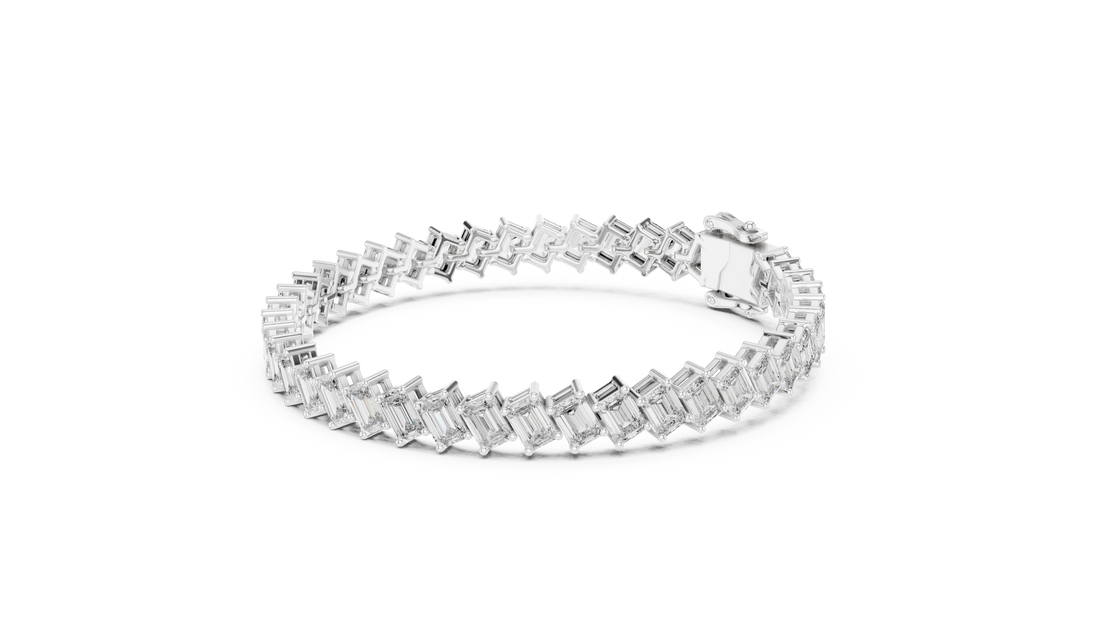 Emerald Cut Tennis Bracelet