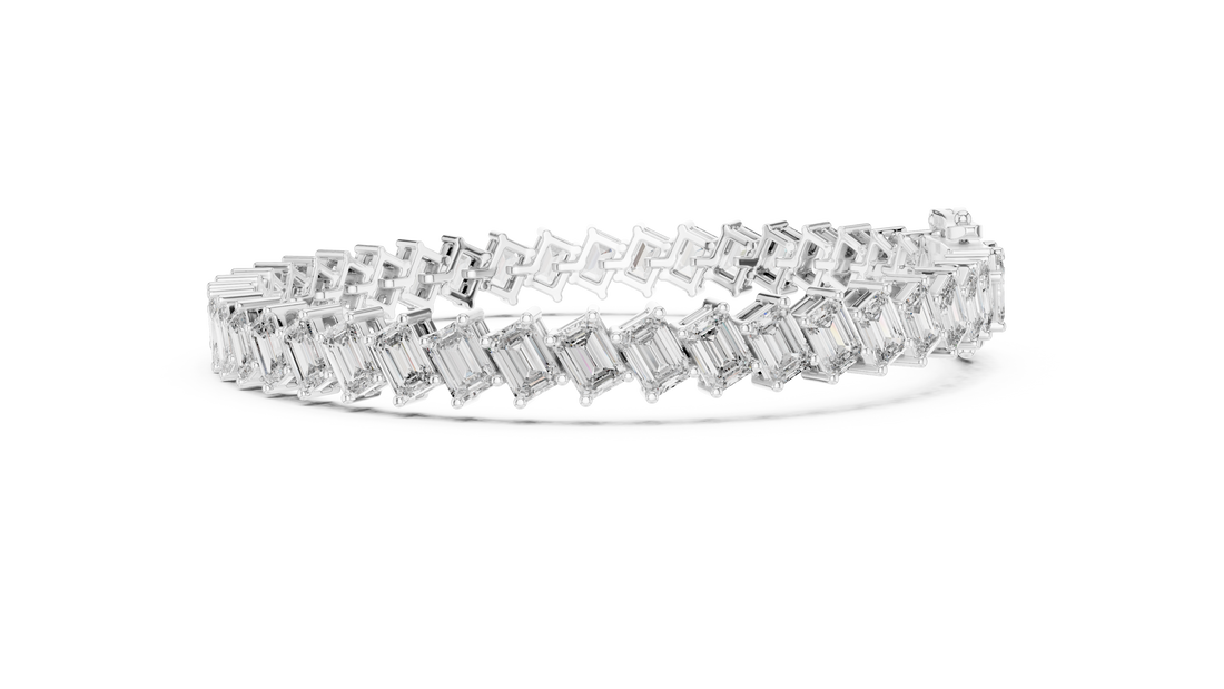 Emerald Cut Tennis Bracelet