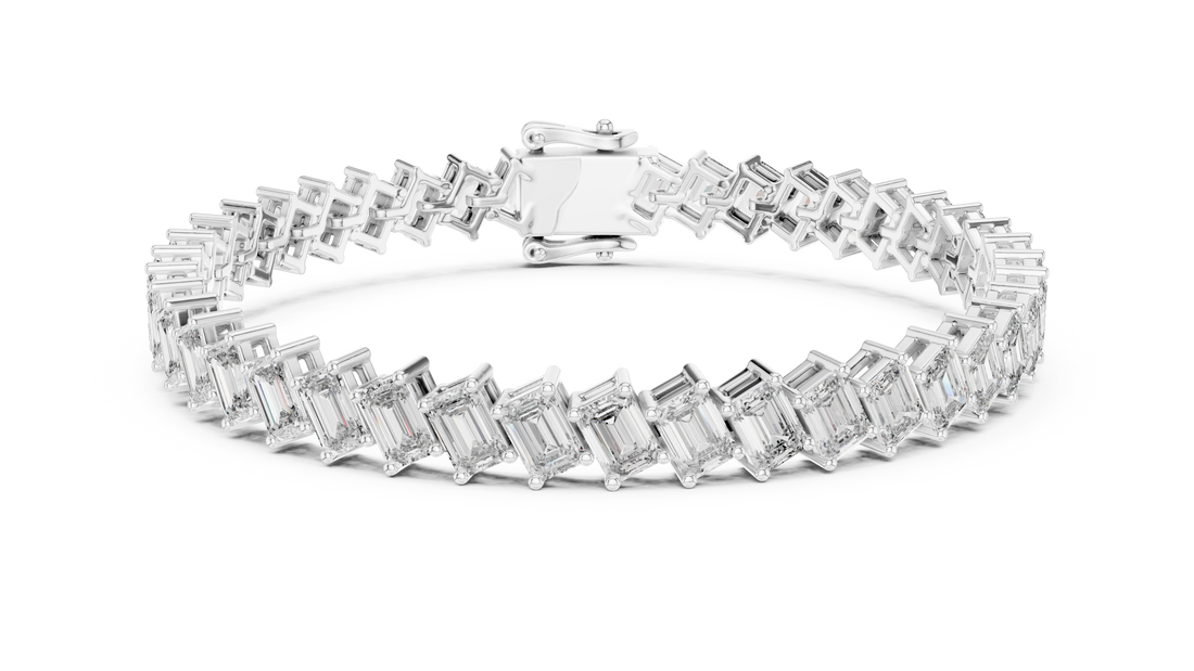 Emerald Cut Tennis Bracelet