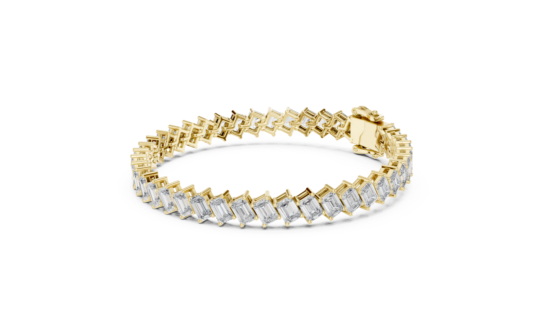Emerald Cut Tennis Bracelet