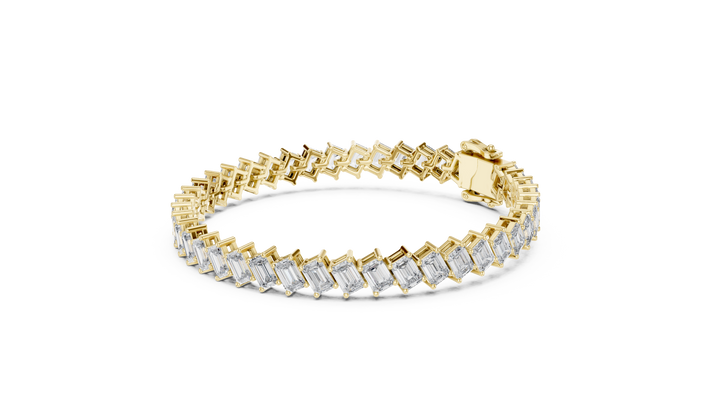 Emerald Cut Tennis Bracelet