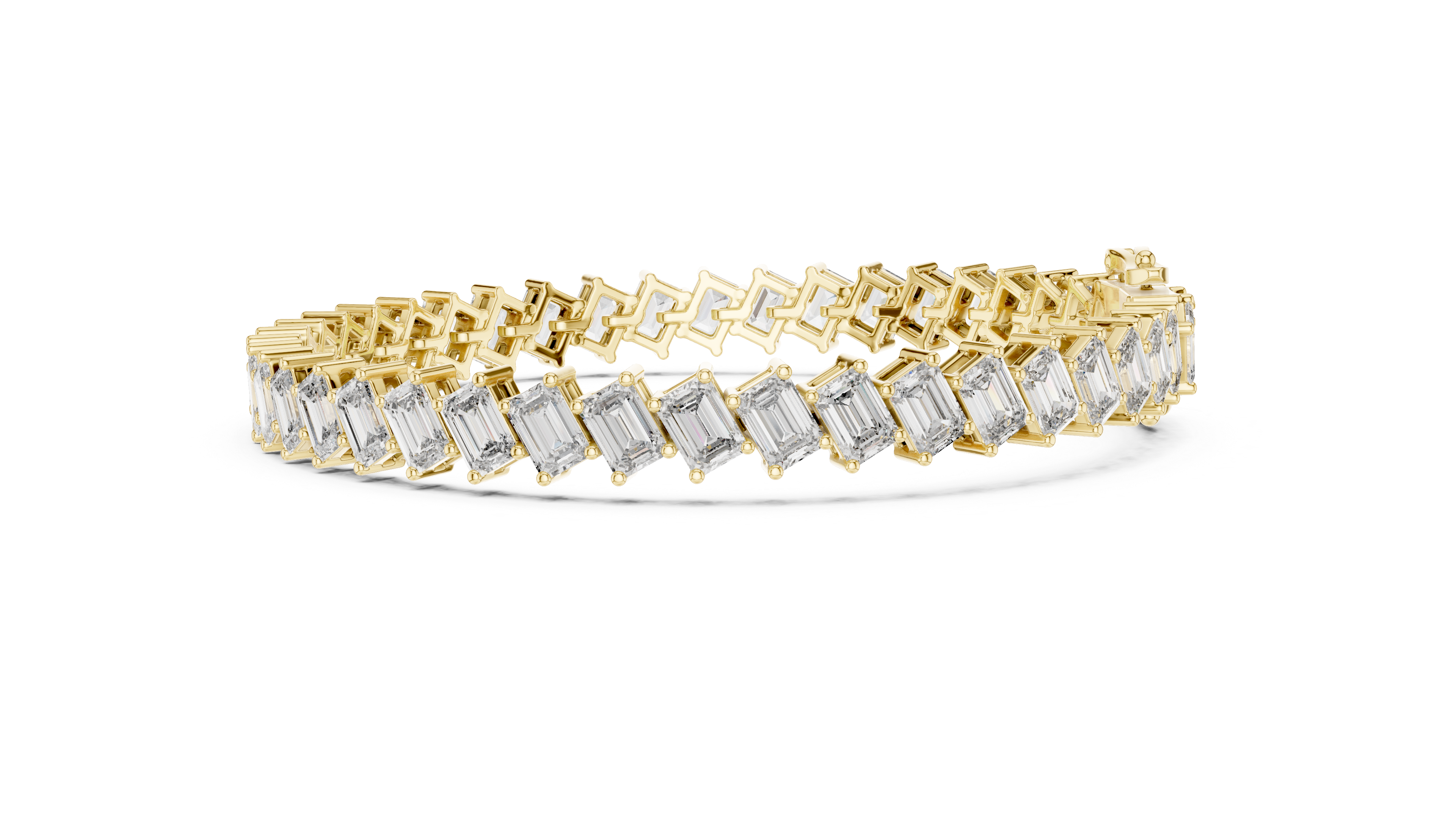 Emerald Cut Tennis Bracelet