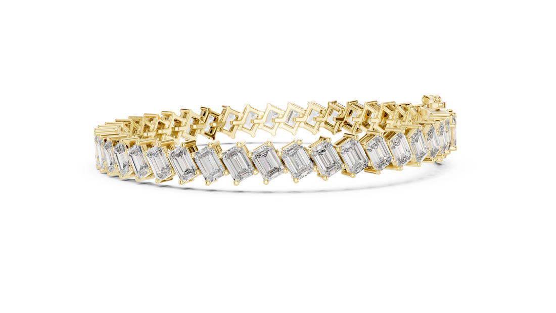 Emerald Cut Tennis Bracelet