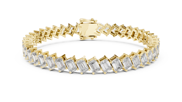 Emerald Cut Tennis Bracelet