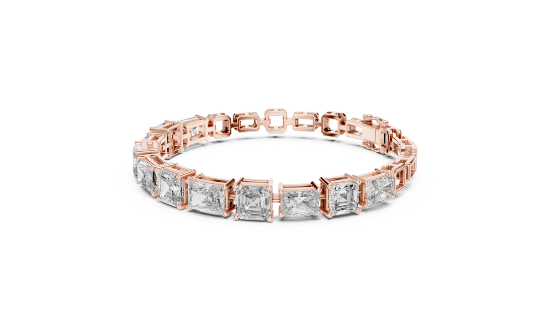 Emerald Cut Diamond Bracelet