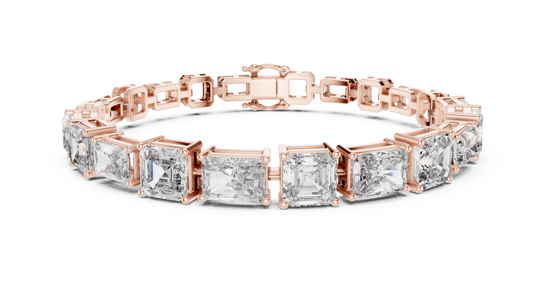 Emerald Cut Diamond Bracelet