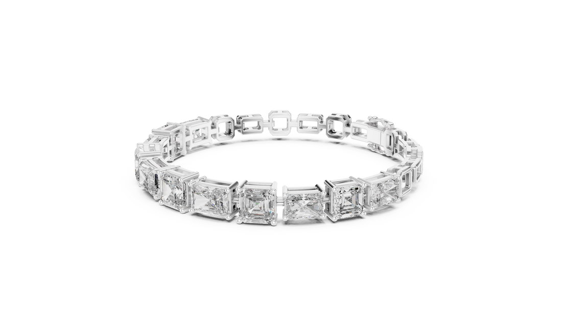 Emerald Cut Diamond Bracelet