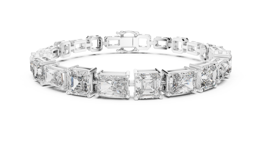 Emerald Cut Diamond Bracelet