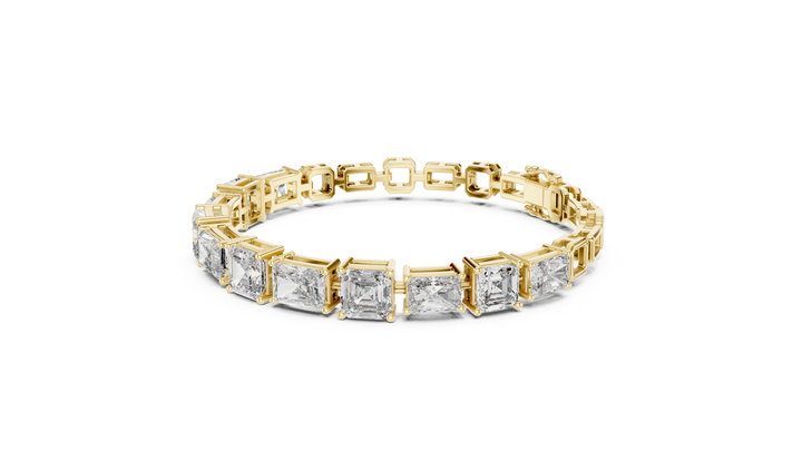 Emerald Cut Diamond Bracelet